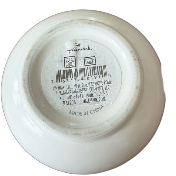 Geninne Zlatkis Bird & Flowers Mug Hallmark Ceramic Collectible Cup Vintage - Picture 4 of 4